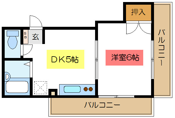 協栄ビル 間取り図