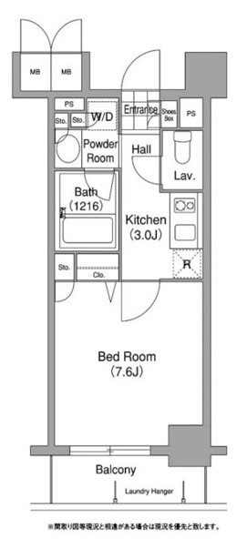 コンフォリア清澄白河サウス  間取り図