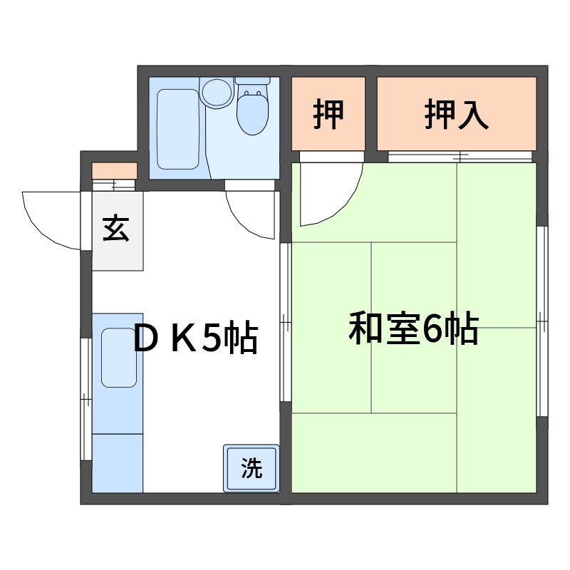 長井ハイツ   間取り