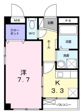 サンパレスＭ 間取り図