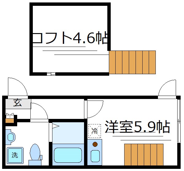 ル・ソレイユ五反野 間取り