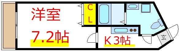 パルコート町屋 間取り図