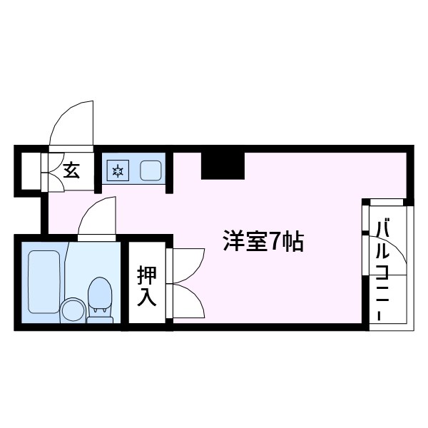 弥生コーポシエスタ  間取り図