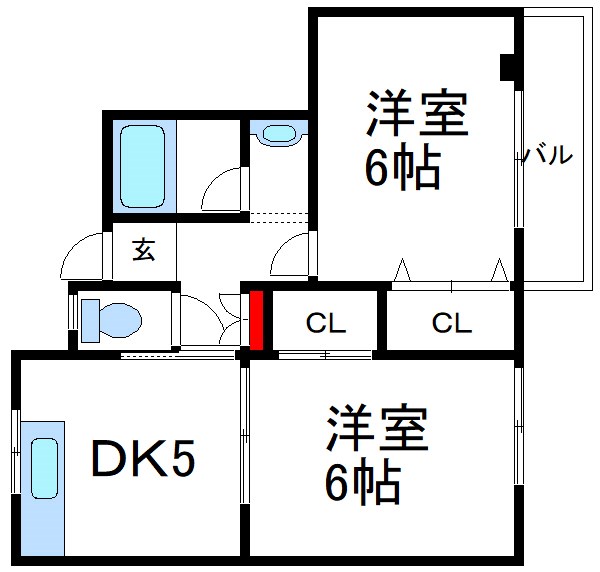 ドミール横田   間取り