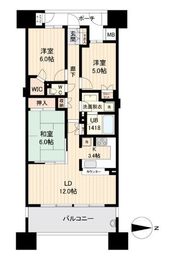 プライヴブルー東京 間取り図