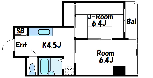 王子スカイパレス  間取り図