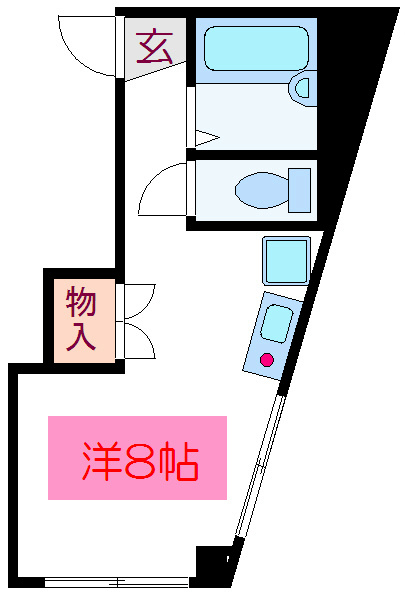 スウィートヴィレッジ三ノ輪 間取り図