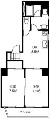 ビックコーポ西葛西  間取り図