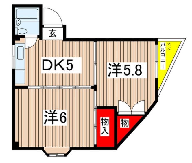 第３フジビレッジ 間取り図