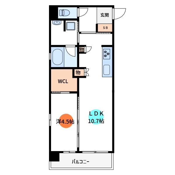 ヴァースクレイシアIDZ町屋 間取り