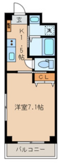 阿部ビル第一グリーンハイツ 間取り図