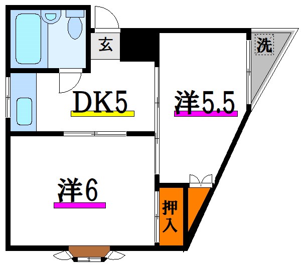 第３フジビレッジ 間取り図