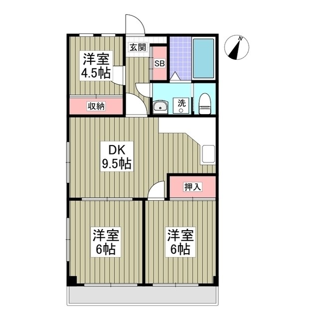 フォレストグリーン  間取り図