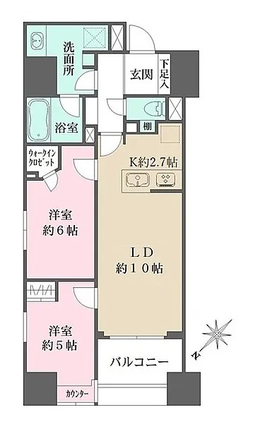 ＡＬＴＥＲＮＡ日本橋 間取り図