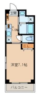 阿部ビル第一グリーンハイツ 間取り図