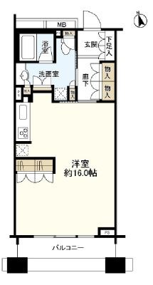 パークフラッツ銀座イースト 間取り図