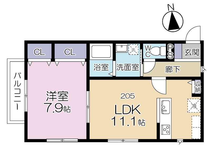 セイ　ブロッサム 間取り図