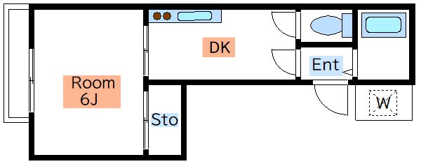 原田コーポ 間取り図