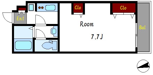 アセット一之江 間取り図