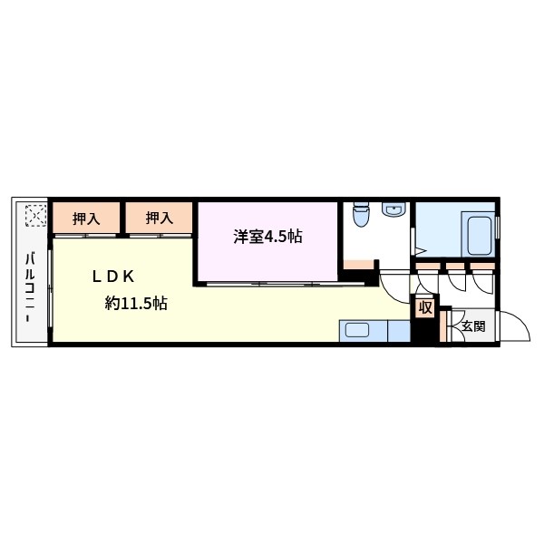 関屋ステーションハイツ 間取り図