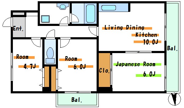 レピドール福田 間取り図