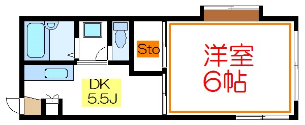 ハイツトラスティ第二 間取り図