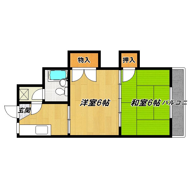 ハイツ吉池  間取り図