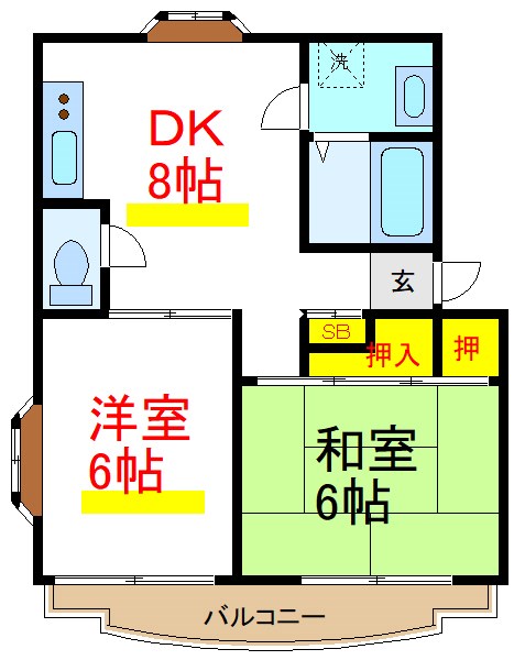 ハーモニー 間取り図