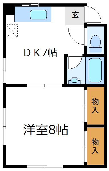 ニューハイツ四ツ木 間取り図