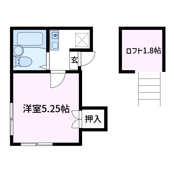 スターハイツ 202号室 間取り