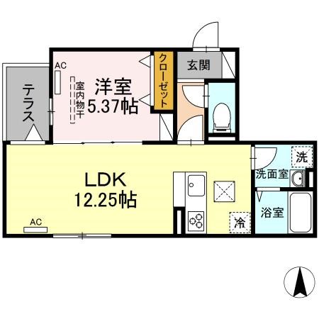 レクシア一ツ家  間取り図