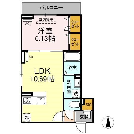 レクシア一ツ家  間取り図