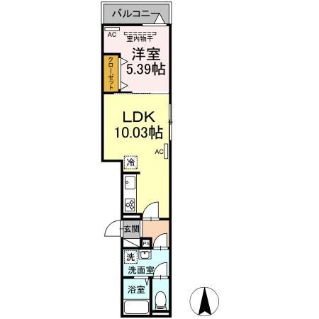 レクシア一ツ家  間取り図