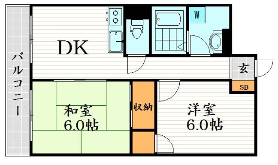 佐藤ビル 302号室 間取り