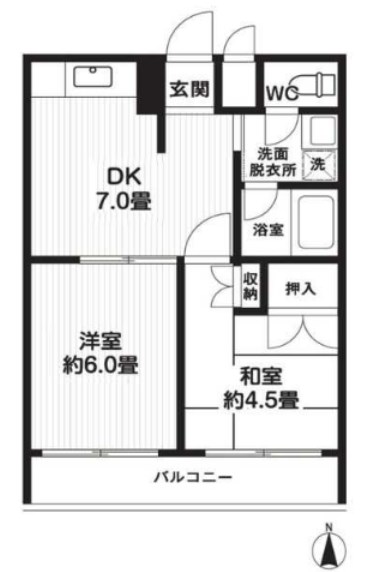 Ｔ&amp;rsquo;ｓ　ｇａｒｄｅｎ大島 間取り図