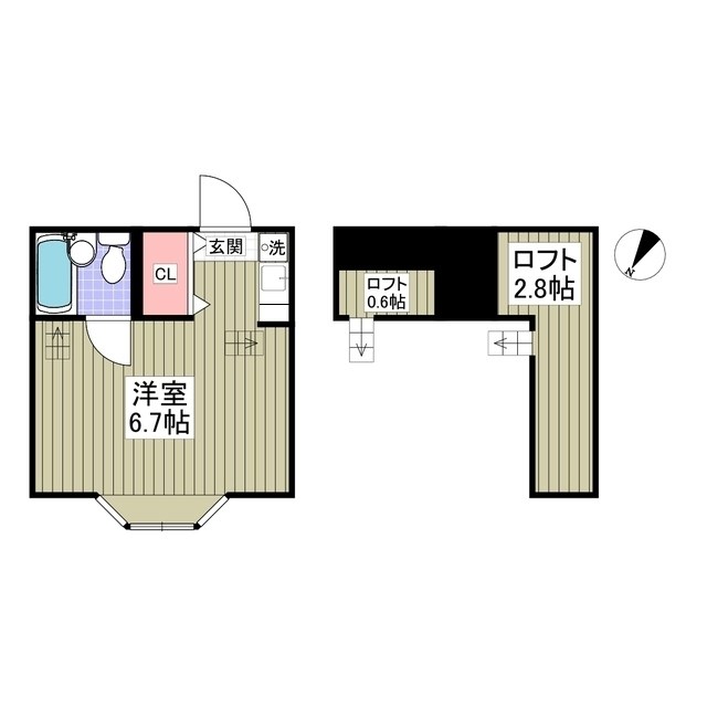 PARK SIDE　HOUSE 間取り図