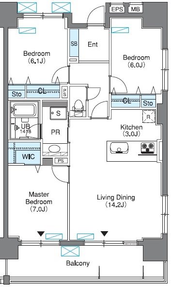 ロイヤルパークスリバーサイド 間取り