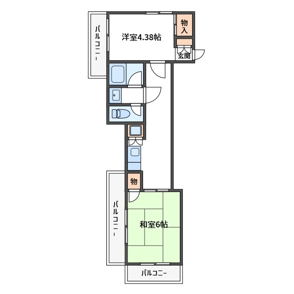 内田ビル  間取り図