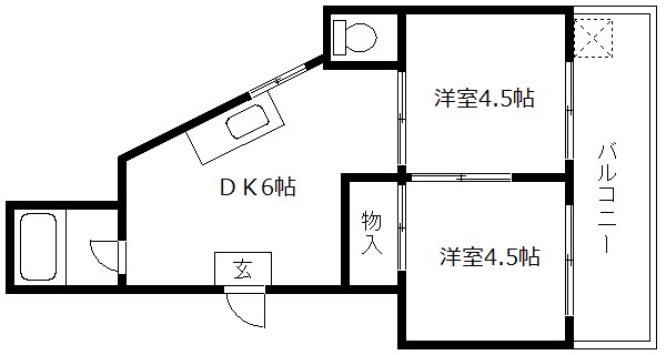 Maison Bonheur  （メゾンボヌール ）  間取り図