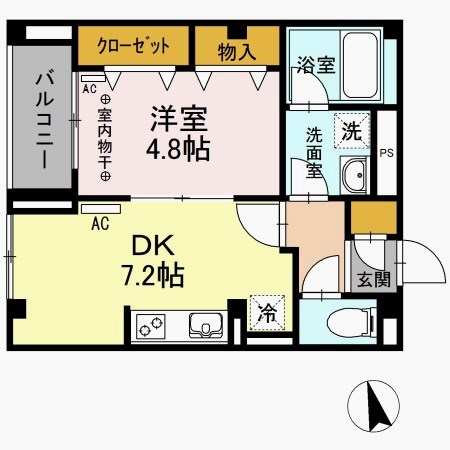 ペーシェ・スシーナ吾妻橋 間取り図