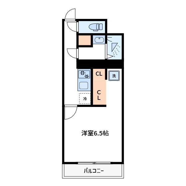 セザール立石 205号室 間取り