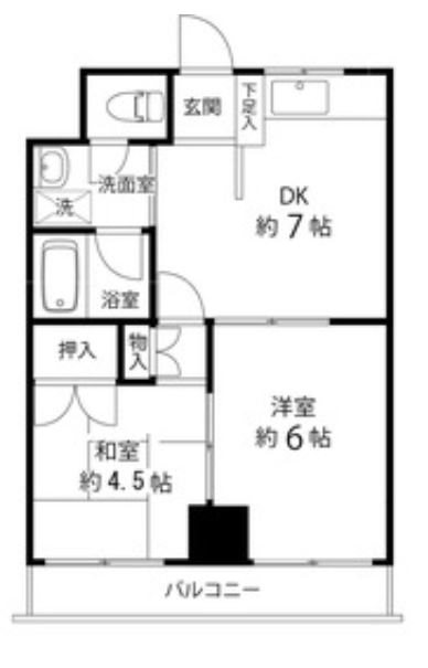 Ｔ&amp;rsquo;ｓ　ｇａｒｄｅｎ大島 間取り図