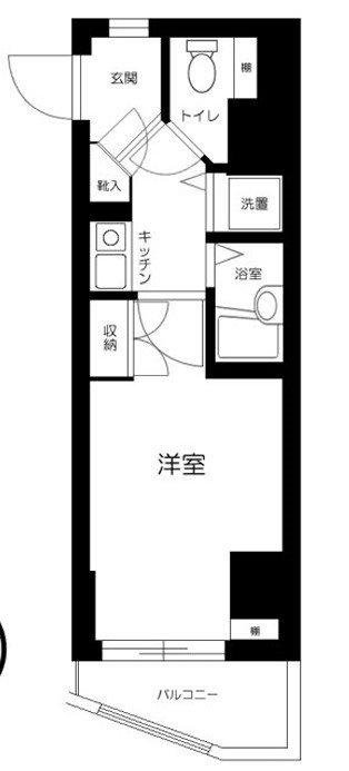 アイフェリーク八丁堀   間取り図