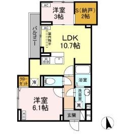 グラナーデ滝野川  間取り図