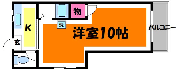 桂マンション 間取り図