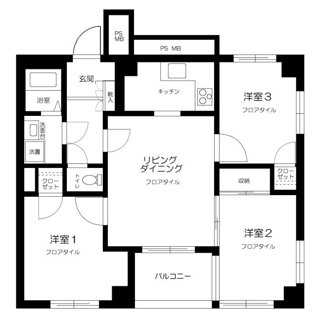 成加パラシオン 間取り図