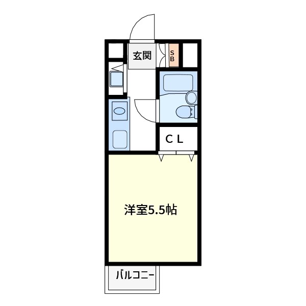 エスポワール新小岩 間取り図