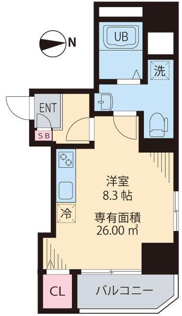 メゾンＳＫＭ蔵前  間取り