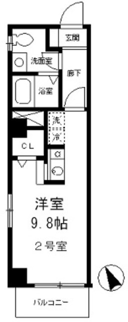 シャリオかっぱ橋  間取り