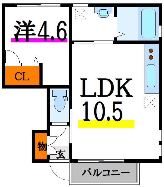 アミティエ北小岩   間取り